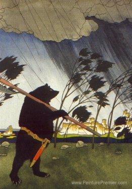 Illustration. «Contes de fées: Teremok. Mizgir '.