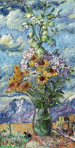 Bouquet et montagnes, Colorado