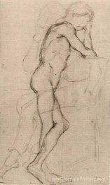 Mâle debout nude