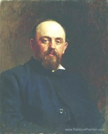 Portrait du magnat du chemin de fer et patron des arts Savva Iva