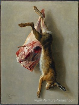 Un lièvre et un registre d'agneau
