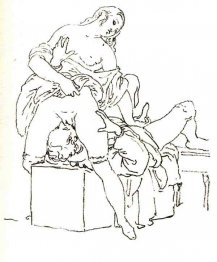 Cunnilingus, ou sexe oral interprété sur une femme