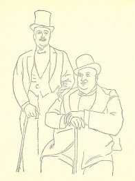 Portrait de Diaghilev et Seligsberg