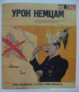 Une bonne leçon pour les Allemands (la fenêtre Tass №929)