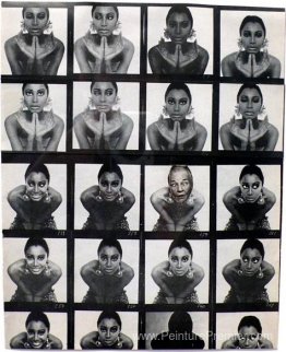 Portrait ridicule (feuille de contact)