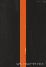 Sans titre (noir et orange)