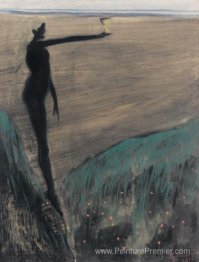 Femme nue locataire un coupé