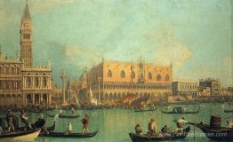 Le palais des Doge avec la Piazza di San Marco