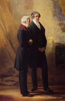 Arthur Wellesley, 1er duc de Wellington avec Sir Robert Peel