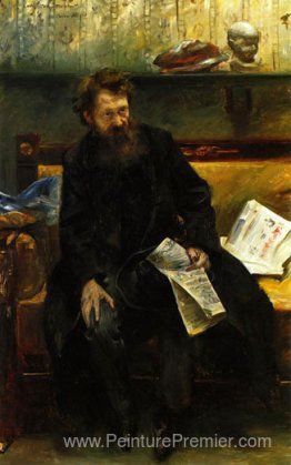 Portrait du poète Peter Hille