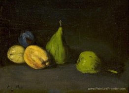 Nature morte avec des fruits, des figues et des abricots