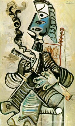 Homme avec pipe