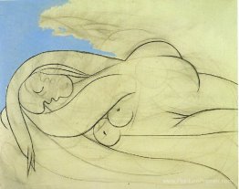 Femelle allongée nue