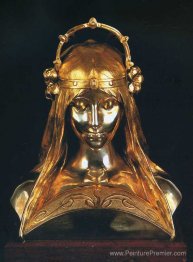 Tête d'une fille