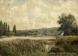 Paysage avec un affluent de la Seine, près de Paris