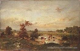 Vaches dans la jument