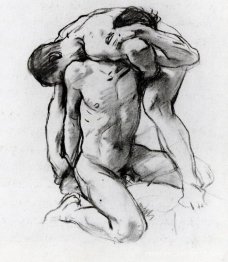 Nudes masculines lutte