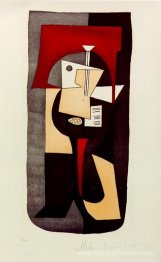 Guitare sur piédestal
