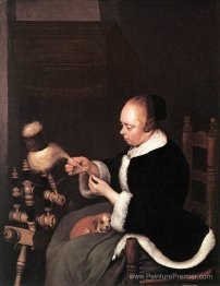Une femme qui tourne
