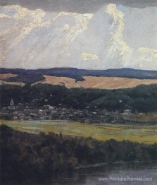 Vue de Tarusa de High Oka Bank