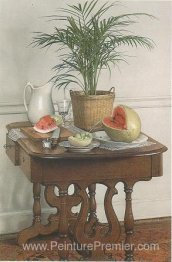 Nature morte avec pastèque