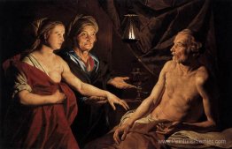 Sarah menant Hagar à Abraham