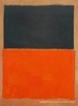 Vert et mandarine sur le rouge