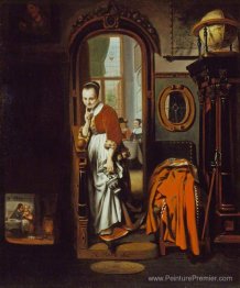 La femme au foyer écoute