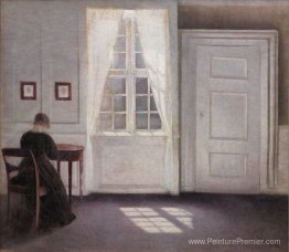 Intérieur de Strandgade avec la lumière du soleil sur le sol
