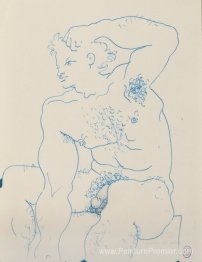 Étude pour une illustration pour le Livre Blanc, édition de Paul