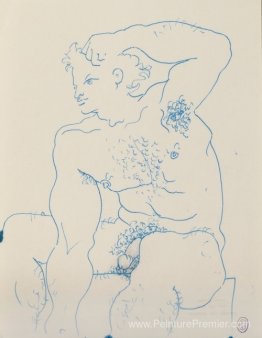 Étude pour une illustration pour le Livre Blanc, édition de Paul