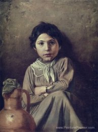 Fille avec un lanceur