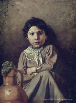 Fille avec un lanceur