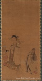 Le roi du dragon vénération du Bouddha