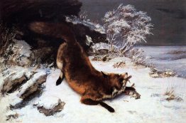 Le renard dans la neige