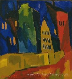 Maisons la nuit