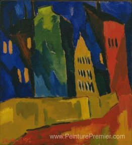 Maisons la nuit