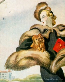 Dessin pour le magazine de mode 'élégance'
