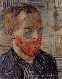 Autoportrait avec une impression japonaise