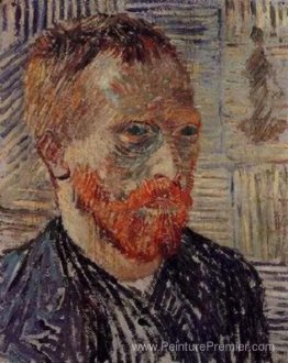 Autoportrait avec une impression japonaise