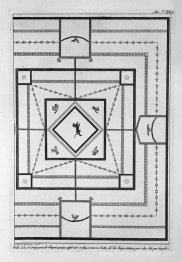 Dans la maison de Pompéi, mur de l'étage supérieur court Dell`an