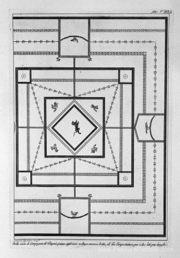 Dans la maison de Pompéi, mur de l'étage supérieur court Dell`an