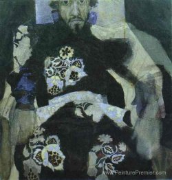 Un homme en costume de style ancien russe