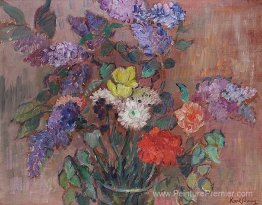 Bouquet de printemps avec lilas