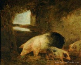 Cochons dans un style