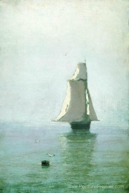 La mer avec un voilier
