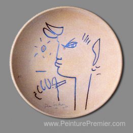 Chèvre-pie Bleu Profil Gauche