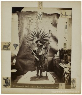 Costume des chefs Indeens Appiacaz (Amazone)