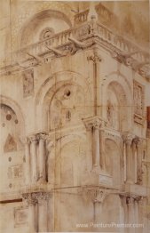 Angle nord-ouest de la façade St Mark