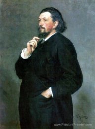 Portrait de rédacteur en chef de la musique et patron Mitrofan P